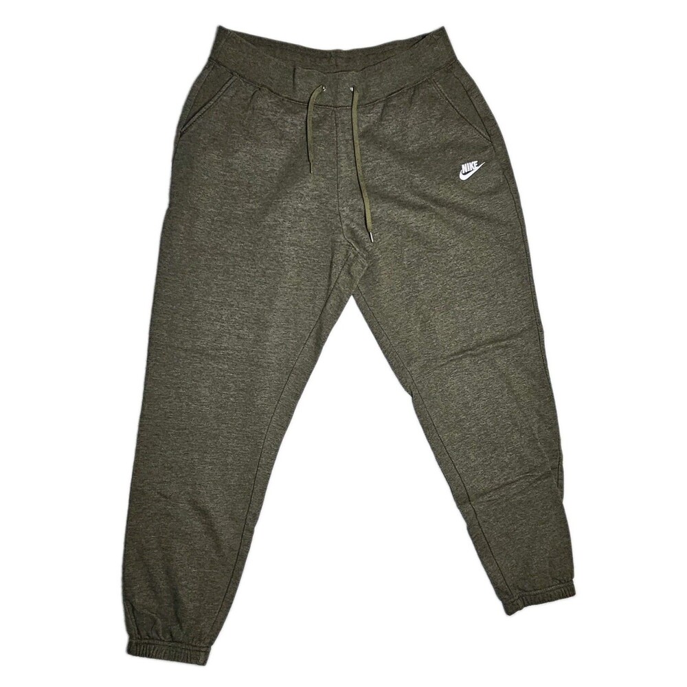 Nike Sportswear Essential Womens Large Joggers Olive Green Comfort wear Athletic